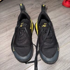 Nike Air Sneakers in Black and Yellow